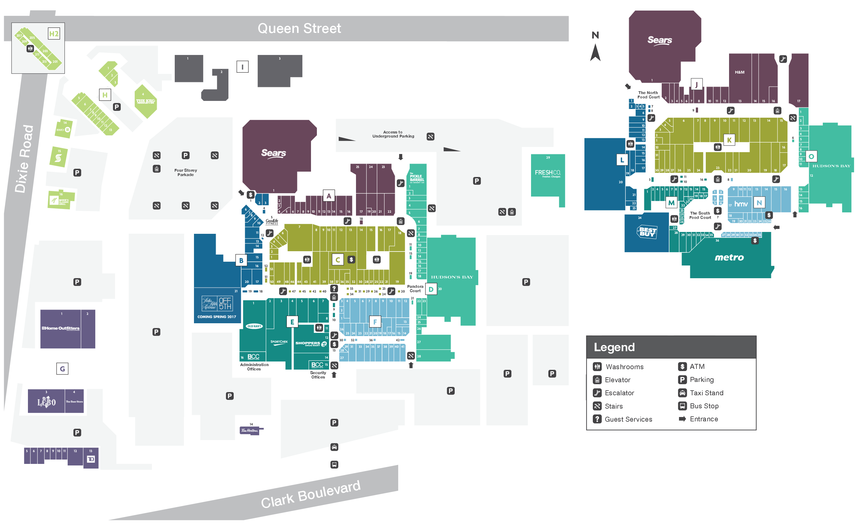 Interactive Mall Map of Bramalea City Centre